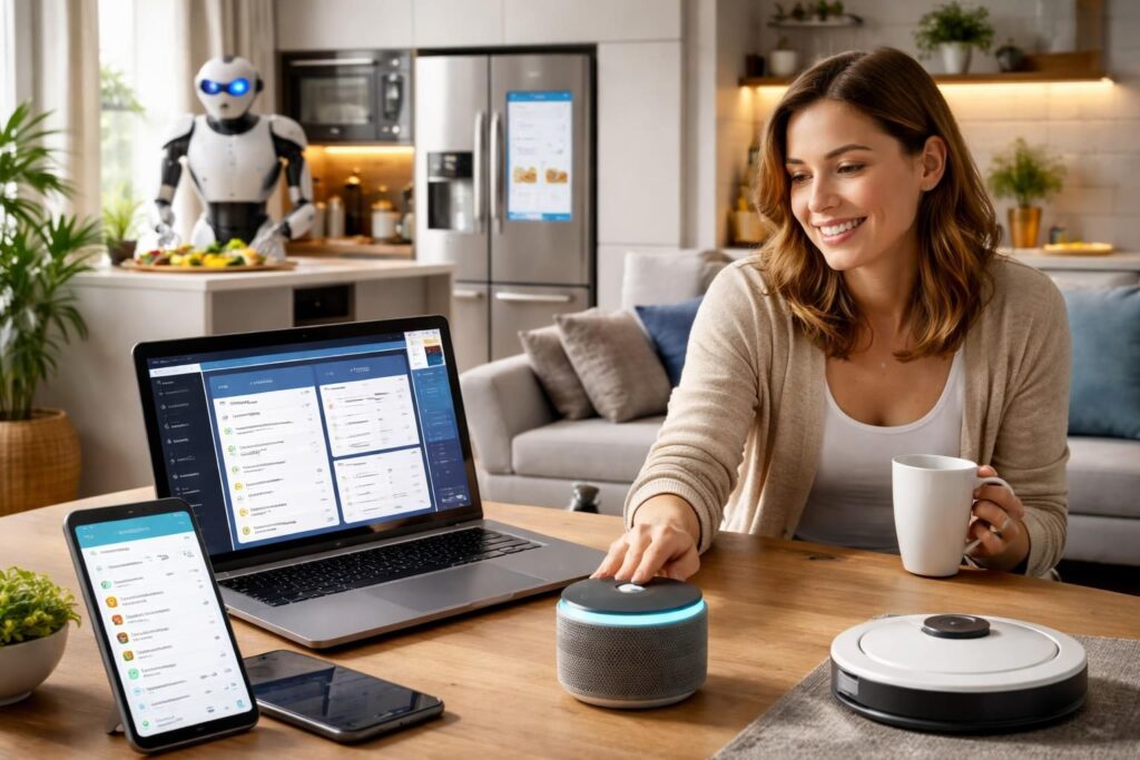 découvrez les solutions d'intelligence artificielle qui optimisent votre quotidien en vous faisant gagner du temps grâce à l'automatisation et à l'efficacité.