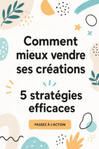 Femme entrepreneur présentant ses créations artisanales