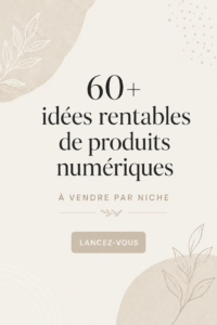 Une femme entrepreneure travaillant sur son ordinateur sur des produits numériques à vendre.