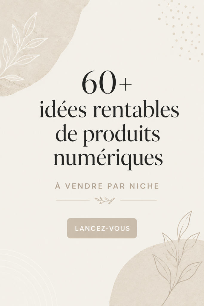 Une femme entrepreneure travaillant sur son ordinateur sur des produits numériques à vendre.