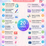 Exemples de designs créés avec Canva pour des projets professionnels.