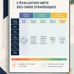 Un écran avec l'outil UNITE affiché, illustrant l'évaluation stratégique.