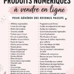 Une femme travaillant sur son ordinateur portable, explorant des idées de produits digitaux à vendre en ligne.