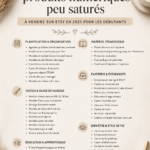 Femme créant des produits numériques pour vendre sur Etsy