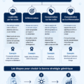 Infographie illustrant les stratégies génériques de Porter appliquées aux affaires.