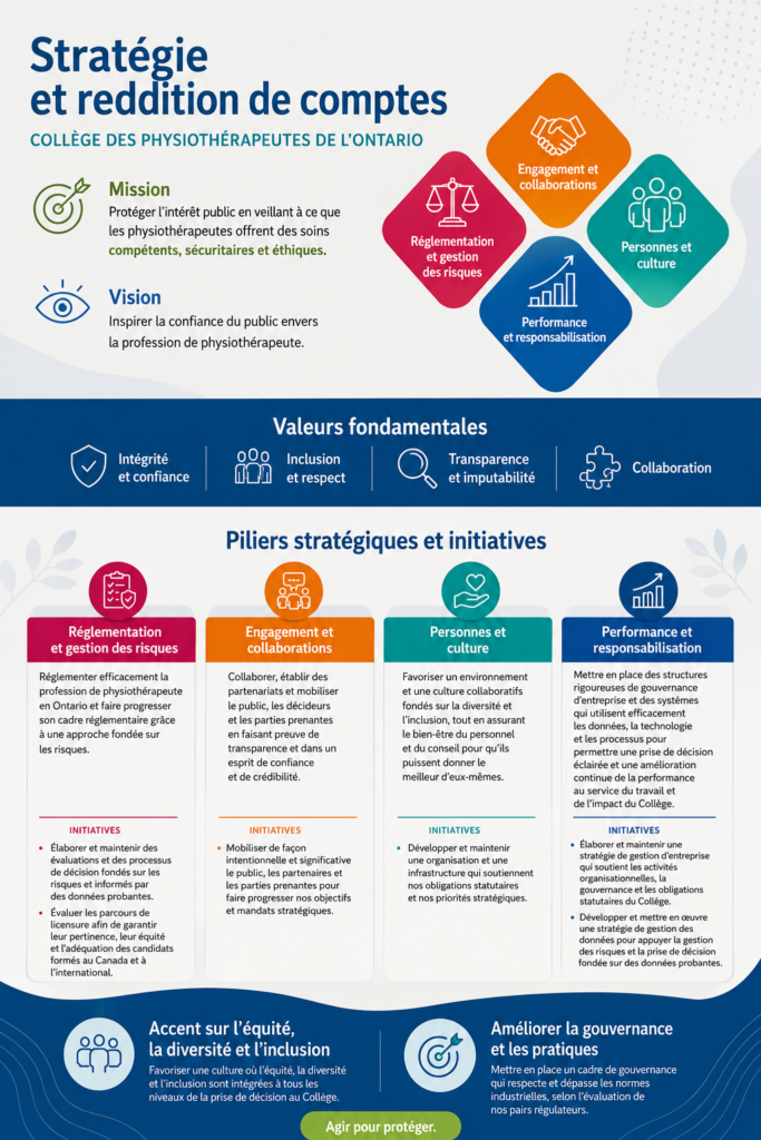 Visuel de professionnels de la physiothérapie travaillant sur des rapports au sein d'un cabinet.