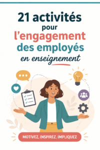 Une équipe souriante lors d'une activité de groupe pour améliorer l'engagement en entreprise.