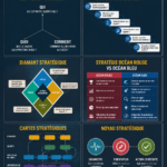 Illustration de cadres de leadership pour les managers au travail