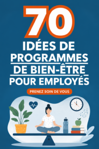 Une employée souriante dans un environnement de travail sain et collaboratif, représentant le bien-être au bureau.