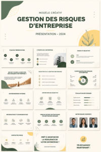 Template créatif pour la gestion des risques en entreprise