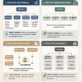Illustration d'une organisation d'entreprise efficace avec des équipes collaborant ensemble