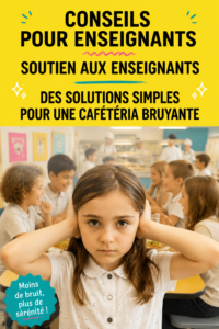 Un réfectoire paisible avec des élèves heureux en train de déjeuner