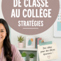 Classe de collège dynamique avec un enseignant interagissant avec les élèves