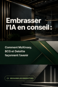 Image montrant des professionnels du conseil utilisant des outils d'intelligence artificielle