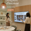 Un bureau moderne et élégant décoré avec style, réunissant confort et esthétisme.