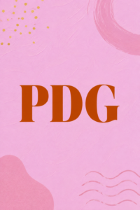 Tableau de vision inspirant pour une femme CEO, rempli de mots et d'images motivantes.