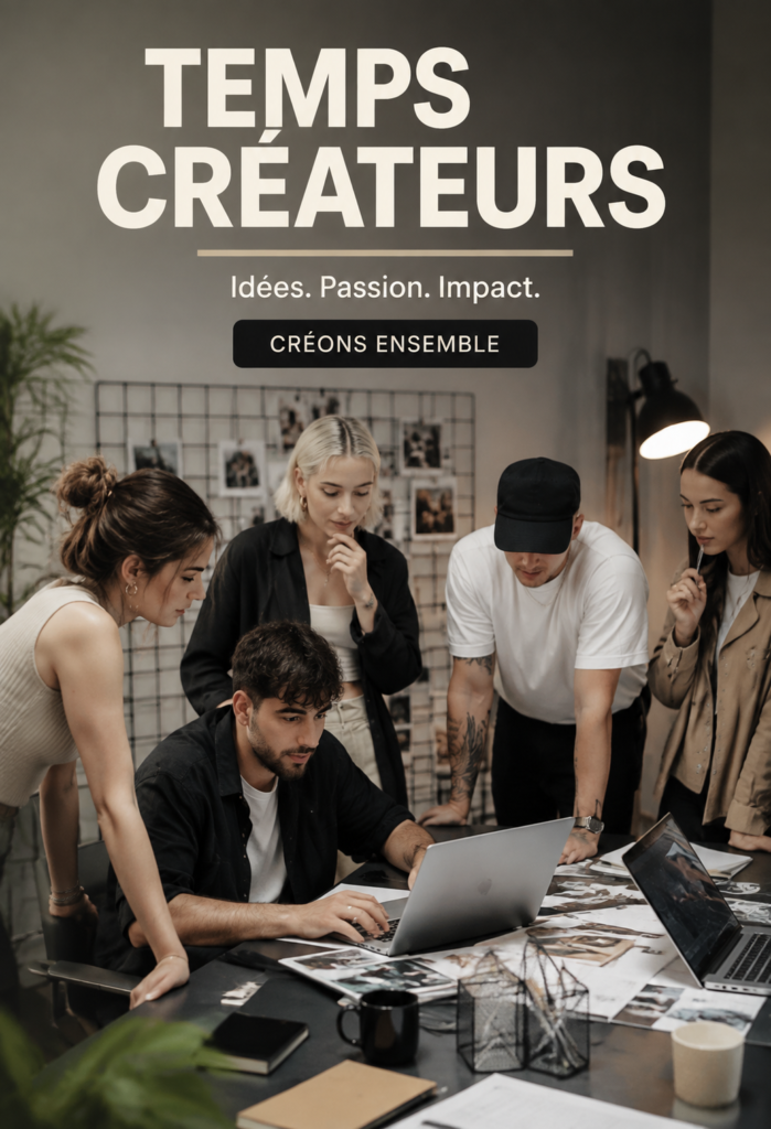 Une femme créatrice utilisant un ordinateur pour développer son contenu créatif.