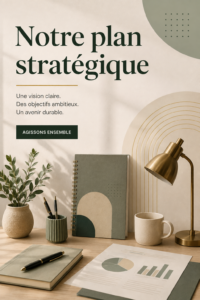 Un groupe de femmes en réunion autour d'une table, élaborant un plan stratégique pour leur entreprise.