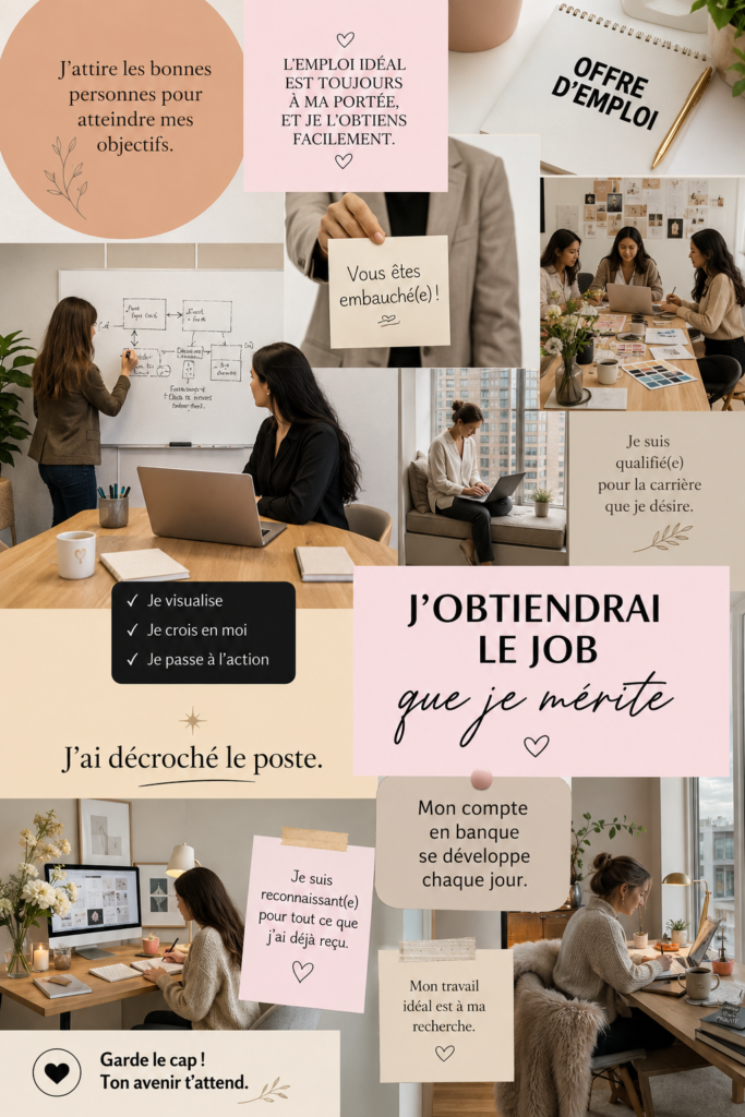 Femme confiante en train de discuter d'une opportunité d'emploi dans un café.