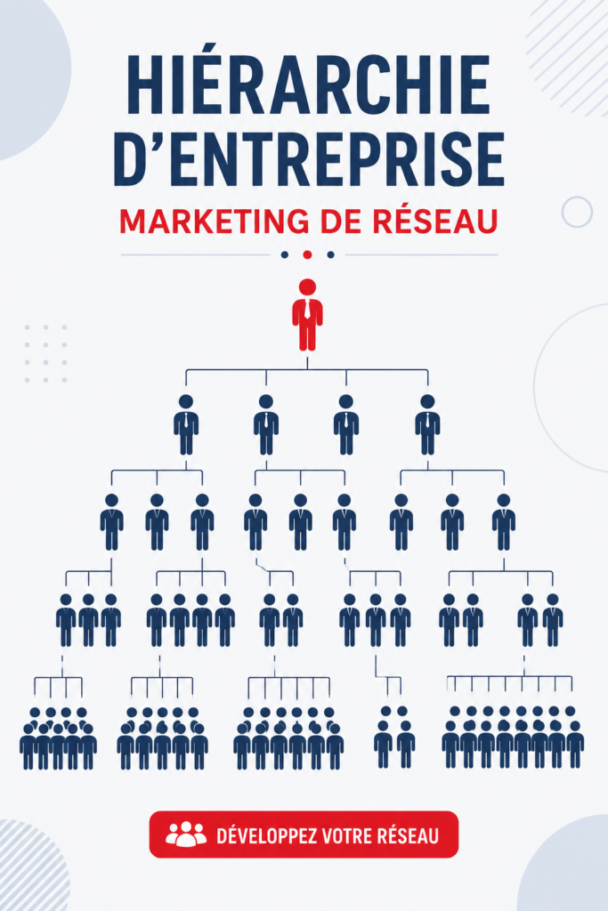 Graphique représentant la hiérarchie d'entreprise idéale