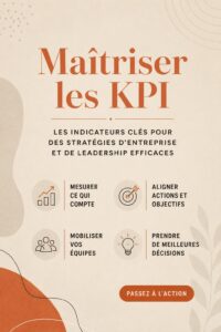 Femme d'affaires observant des graphiques de KPI pour optimiser sa stratégie