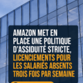 Illustration d'employés travaillant dans un bureau d'Amazon, représentant la nouvelle politique de présence au travail.
