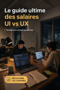 Graphique illustrant les salaires en design UX et UI