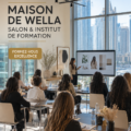 Salon House of Wella avec des coiffeurs en action