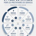 Visuel inspirant de branding montrant des designs variés.