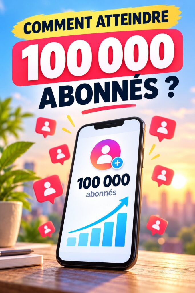 Femme souriante réfléchissant à une stratégie de croissance sur les réseaux sociaux.