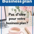 Une femme en train de rédiger un business plan sur son ordinateur.