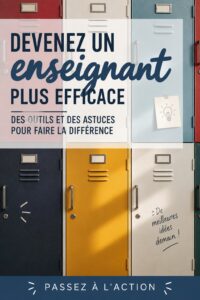 Un enseignant en classe engageant ses élèves autour d'un projet collaboratif dans une atmosphère positive.