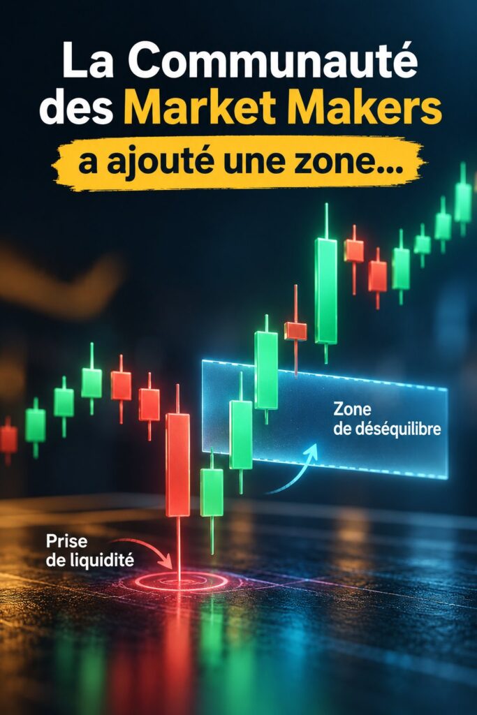Image illustrant le rôle des market makers dans les marchés financiers, avec des graphiques de trading et des investisseurs au travail.