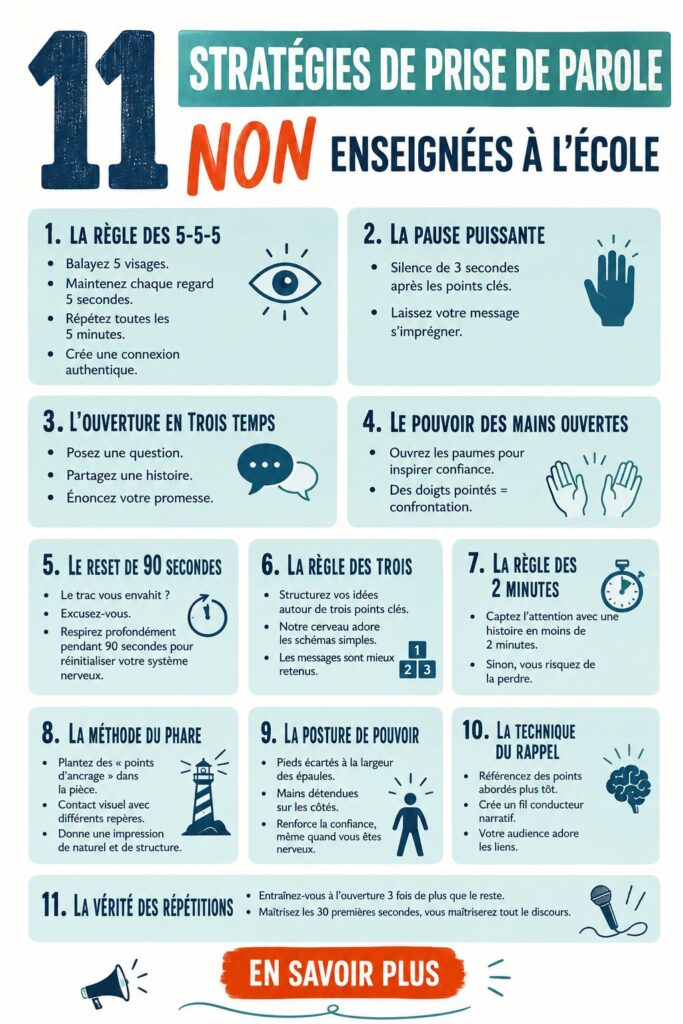 Femme prenant la parole lors d'une présentation, confiante et engagée.