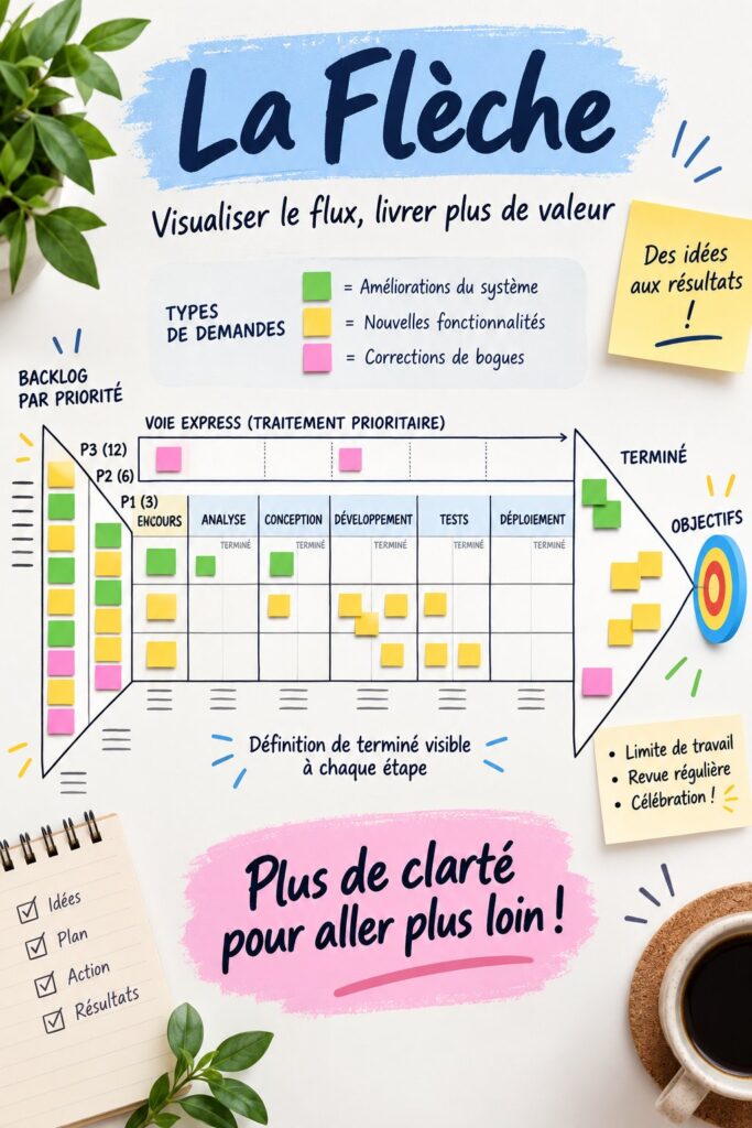 Tableau kanban avancé pour la gestion de projets d'équipe