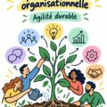 Une équipe dynamique en pleine discussion, illustrant l'agilité grâce à une culture collaborative.