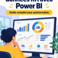 Capture d'écran d'un tableau de bord Power BI dédié à l'analyse des données RH.