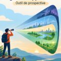 Illustration du cône des futurs représentant différents scénarios d'avenir dans une stratégie d'entreprise.