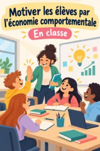 Un enseignant expliquant des concepts d'économie comportementale à ses élèves
