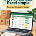 Tableau Excel montrant un modèle de gestion de stock efficace