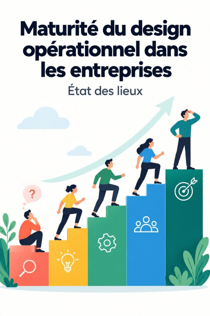 Équipe en réunion discutant de la maturité DesignOps dans une entreprise.