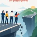 Illustration représentant une équipe de femmes discutant d'une transformation d'entreprise.